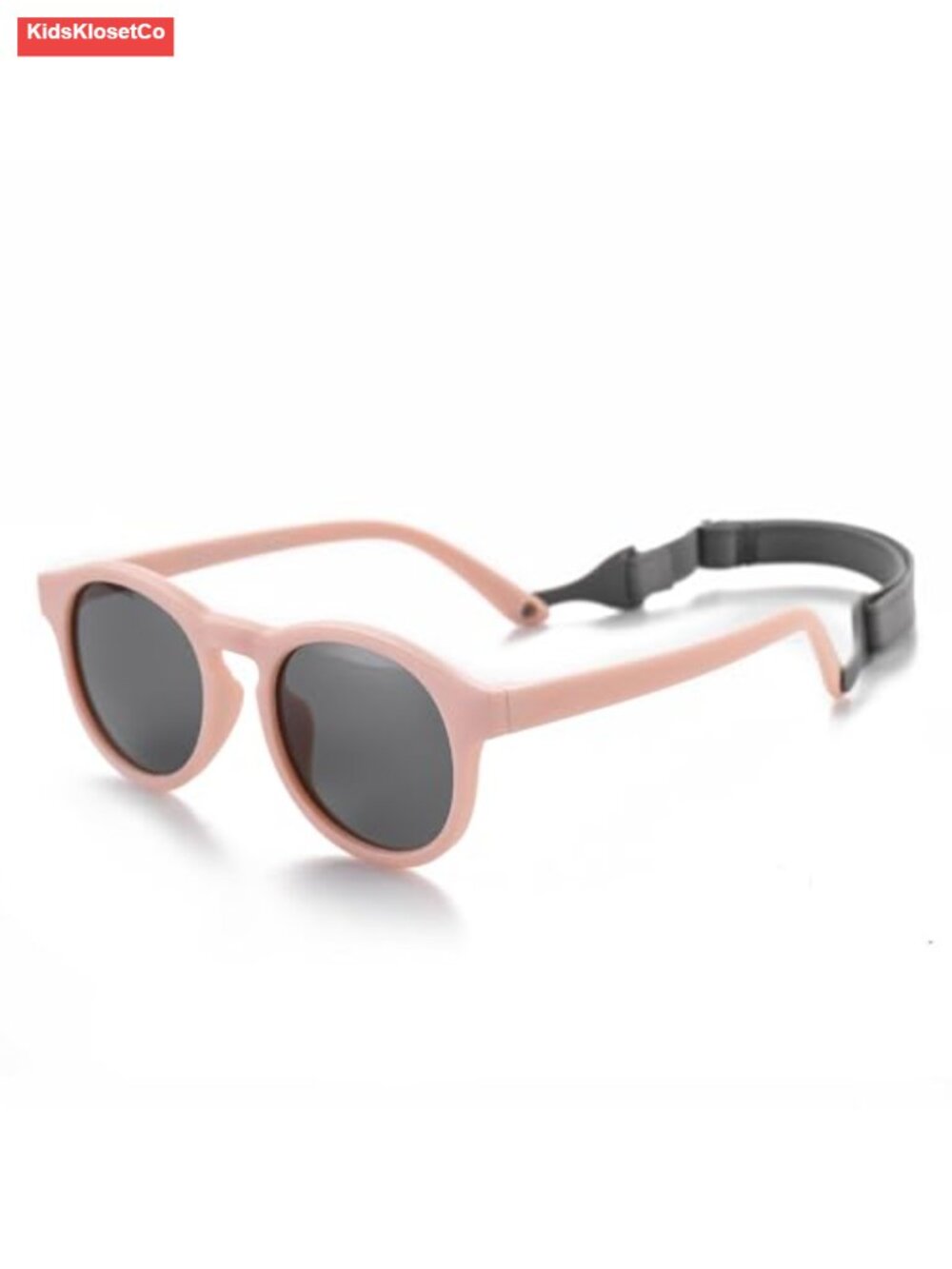 Infant Sunglasses with Strap UV400 Polarized Bendable Round